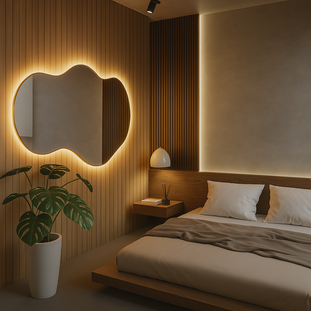 Lustro Ścienne LED "Chmurka" CLASSIC