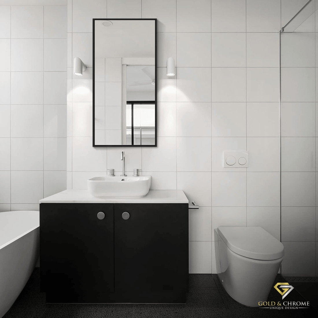 Lustra w ramie prostokątnej LOFT – Minimalizm w eleganckiej formie