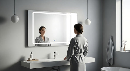 Jak powiesić duże lustro bez wiercenia?