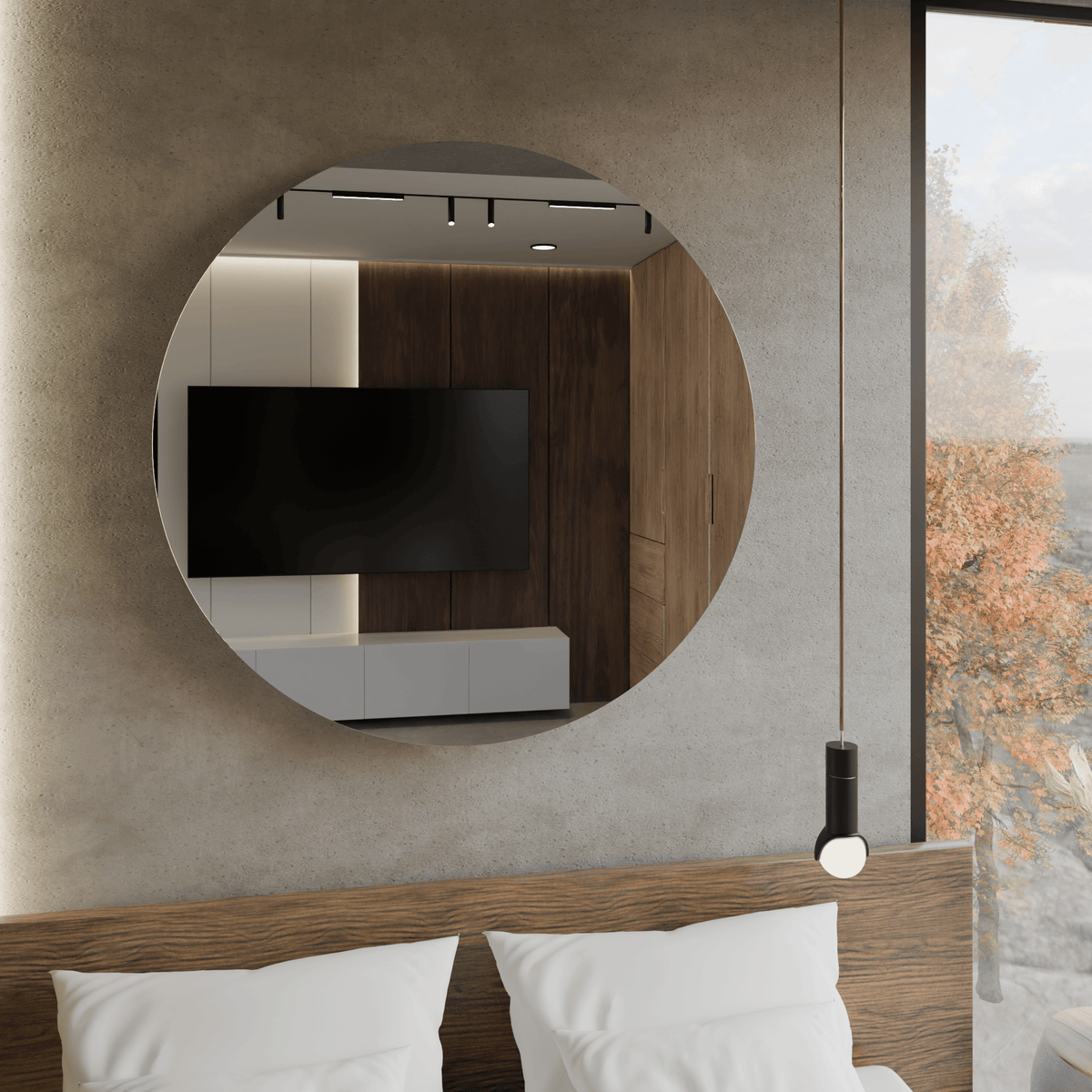 Lustro Ścienne Okrągłe CLASSIC - AD-INNOVATION