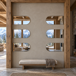 Lustro arkadowe 160x30 cm bez ramy bez mocowań - zdjecie 4