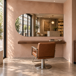 Lustro arkadowe 60x30 cm bez ramy z zawieszkami i kołkami - zdjecie 4