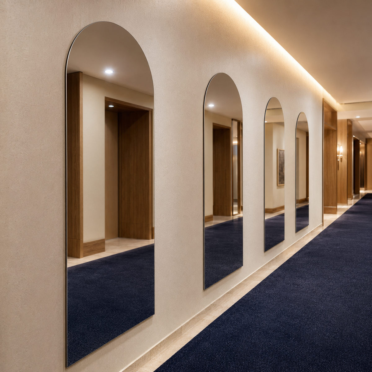 Lustro arkadowe 110x220 cm bez ramy bez mocowań - zdjecie 5