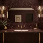 Lustro kapsułowe 50x30 cm bez ramy bez mocowań - zdjecie 5