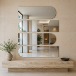 Lustro łukowe 170x40 cm bez ramy z klejem do luster - zdjecie 1