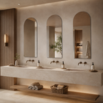 Lustro łukowe 40x100 cm bez ramy z klejem do luster - zdjecie 5