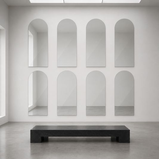Lustro łukowe 50x160 cm bez ramy bez mocowań - zdjecie 2