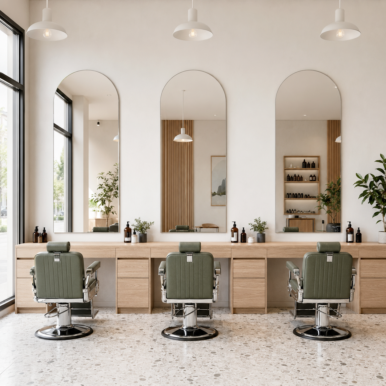Lustro portalowe 50x160 cm bez ramy z zawieszkami i kołkami - zdjecie 2