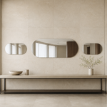 Lustro stadionowe 130x40 cm bez ramy z klejem do luster - zdjecie 3