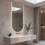 Lustro z łukiem LED z włącznikiem na ruch 80x220 cm bez ramy - zdjecie 1